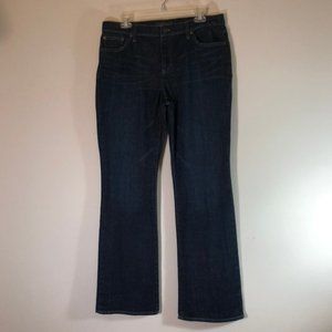 LRL Lauren Jeans Co Jeans Classic Bootcut Style Denim High Rise Dark Wash SZ 10